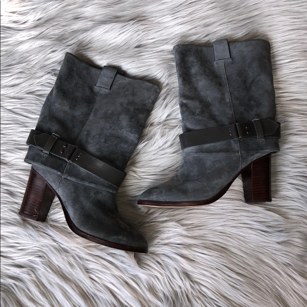 Splendid mid-calf suede ankle boots